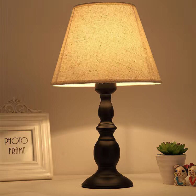 Romantic Nordic Vintage Bedside Lamp with Touch Control for Home Use