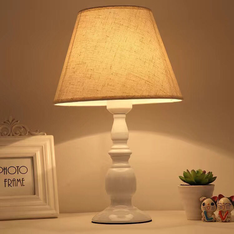 Romantic Nordic Vintage Bedside Lamp with Touch Control for Home Use